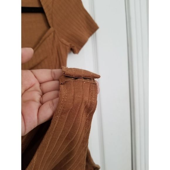 Wild fable brown cutout bodysuit - Picture 6 of 6